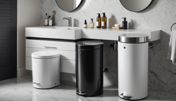 Des poubelles de salle de bain modernes et pratiques à découvrir